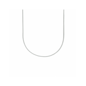 Gerhodineerd 925 zilveren anker collier 50 cm met een schakelbreedte van 1.1mm en een gediamanteerde afwerking. Het collier heeft een stevige karabijn sluiting. - 11114367