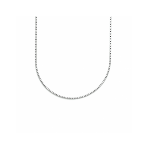 Gerhodineerd 925 zilveren collier met een schakelbreedte van 1.4mm en een stevige karabijn sluiting. - 11111765