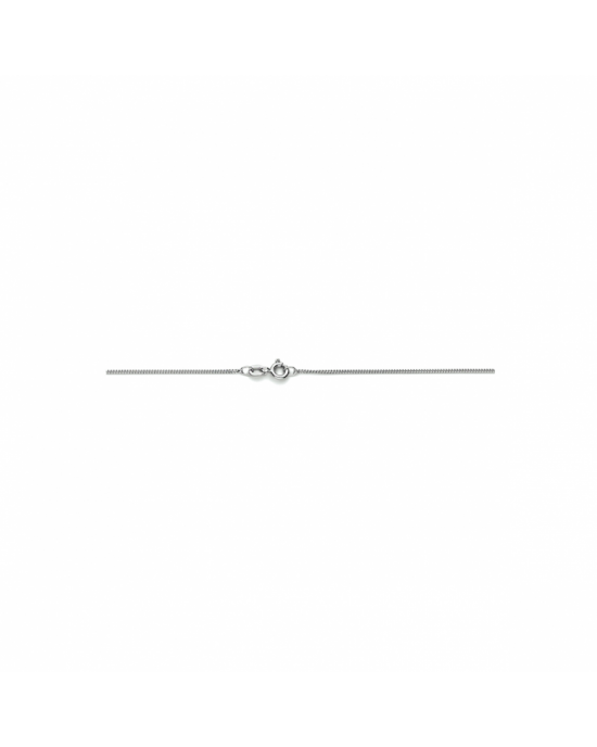 Gerhodineerd 925 zilveren gourmet collier 50 cm met een schakelbreedte van 1.1mm. - 11114361