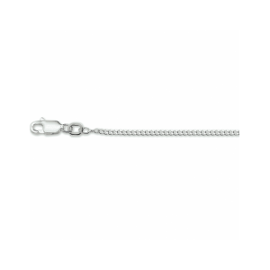 Zilveren collier gourmette schakel. De schakelbreedte is 1.8mm. de lengte 40 cm - 11115832