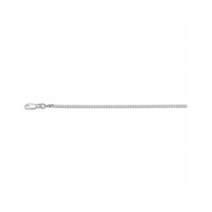 zilveren lengtecollier, gourmette schakel, 4 zijdes geslepen, 90 cm x 2,4 mm breedte - 11116131