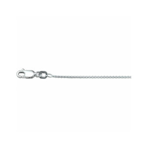 Zilveren collier met venetiaanse schakel. De schakelbreedte is 1.2mm. de lengte is 42 cm - 11112741