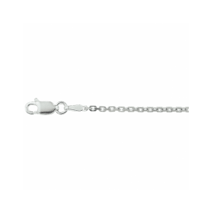 Zilveren anker collier met een draaglengte van 41cm en een extensie van 4cm. Uitgevoerd met een karabijn sluiting. De schakelbreedte is 1.6mm. - 11115833