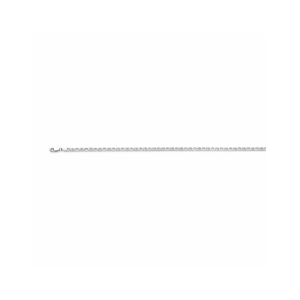 925 Zilveren lengtecollier van koffieboon schakel op 50 cm in een  3.8 mm breedte en een karabijn sluiting. - 11115834