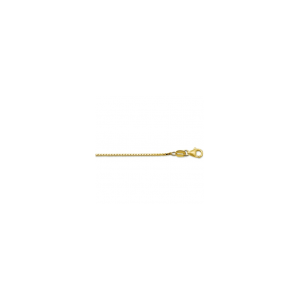 14 krt geelgouden gourmetschakel lengtecollier venetiaans, lengte 55 cm x 1,3 mm, voorzien van ronde karabijnhaak - 11115615