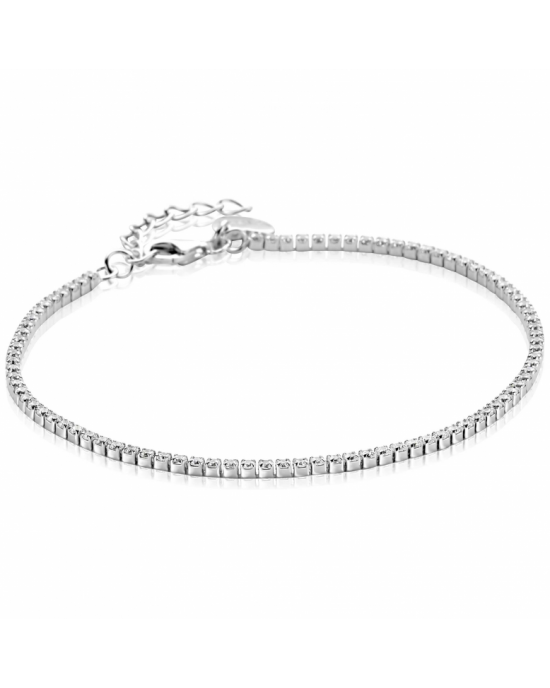 ZINZI zilveren tennis armband 1,7mm breed met rijzetting witte zirconia's ZIA2794 - 11116164