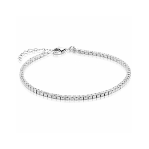 ZINZI zilveren tennis armband 2,3mm breed met rijzetting witte zirconia's ZIA2795 - 11116165