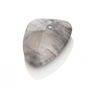 Sparkling Jewels edelsteen hanger; Facet edge; black rutilated quartz - 211546